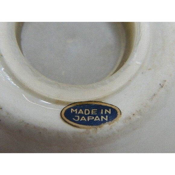 Vintage Porcelain Pomander Potpourri Ball Scent Diffuser Pink/Blue Floral Japan - Picture 5 of 6